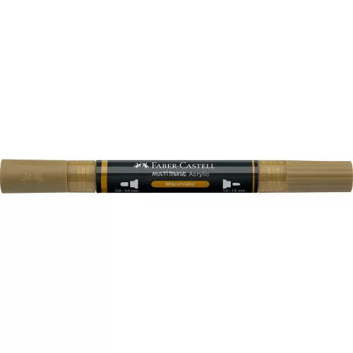 Akril marker kétvégű MULTIMARK 178 Faber-Castell kávé barna