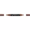 Akril marker kétvégű MULTIMARK 378 Faber-Castell gesztenyebarna 