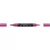 Akril marker kétvégű MULTIMARK 290 Faber-Castell metál rózsaszín
