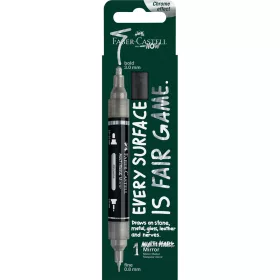   Tükör effekt marker kétvégű MULTIMARK 551 Faber-Castell króm bliszteres