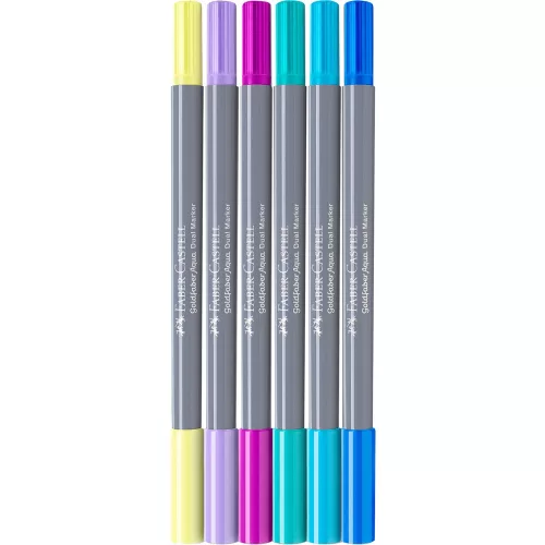 Rostirón, filctoll készlet akvarell kétvégű GOLDFABER AQUA Kagyló szimfónia Faber-Castell 4klf. szín