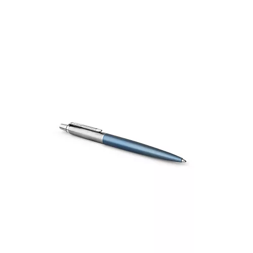 Golyóstoll Waterloo kék/fém test, ezüst klipsz 1953191 Parker Royal Jotter, írásszín kék