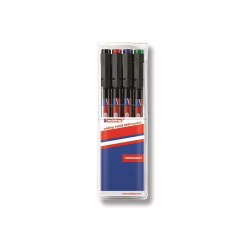 Alkoholos marker készlet 1mm, 142M OHP Edding 4 klf. szín