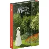 Határidőnapló mágnessel záródó, heti, fehér lapokkal Claude Monet 110x160mm, Presco