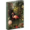 Határidőnapló mágnessel záródó, heti, fehér lapokkal Flamingo 110x160mm, Presco