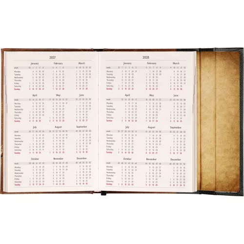Határidőnapló mágnessel záródó, heti, fehér lapokkal Harry Potter 110x160mm, Presco