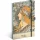 Keménytáblás notesz krémszínű lapokkal, pontozott, leszorító gumiszalaggal Alphonse Mucha – Zodiac 130x210mm, Presco