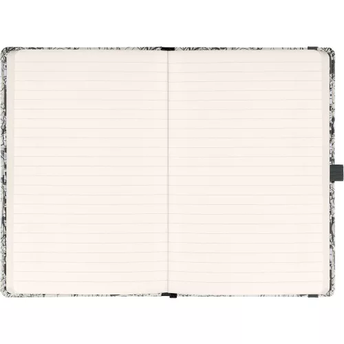 Keménytáblás notesz krémszínű lapokkal, vonalas, leszorító gumiszalaggal Fortnite – Legends 130x210mm, Presco
