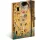 Keménytáblás notesz krémszínű lapokkal, vonalas, leszorító gumiszalaggal Gustav Klimt 130x210mm, Presco