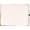 Keménytáblás notesz krémszínű lapokkal, vonalas, leszorító gumiszalaggal Japan 130x210mm, Presco