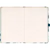 Keménytáblás notesz krémszínű lapokkal, vonalas, leszorító gumiszalaggal Katsushika Hokusai 130x210mm, Presco