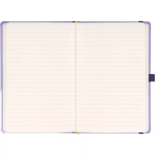 Keménytáblás notesz krémszínű lapokkal, vonalas, leszorító gumiszalaggal Le Petite Prince 130x210mm, Presco