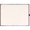 Keménytáblás notesz krémszínű lapokkal, pontozott, leszorító gumiszalaggal Roses 130x210mm, Presco