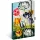 Keménytáblás notesz krémszínű lapokkal, vonalas, leszorító gumiszalaggal Tulips 130x210mm, Presco