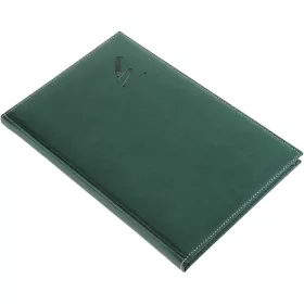   Tárgyalási napló Bolero B/5, fehér lapokkal zöld Realsystem