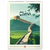 Falinaptár képes  330x460mm Vintage Posters – Distant Travels Realsystem 2027.