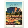 Falinaptár képes  330x460mm Vintage Posters – Distant Travels Realsystem 2027.