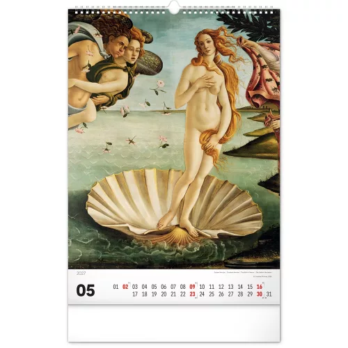 Falinaptár képes  330x460mm Renaissance Realsystem 2027.
