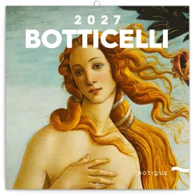   Falinaptár képes lemeznaptár 300x300mm, Sandro Botticelli Realsystem 2027.