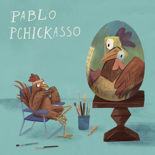 Falinaptár képes lemeznaptár 300x300mm, Chicken Artists Realsystem 2027.