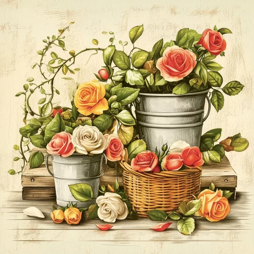 Falinaptár képes lemeznaptár 300x300mm, Farmer’s Market Realsystem 2027.