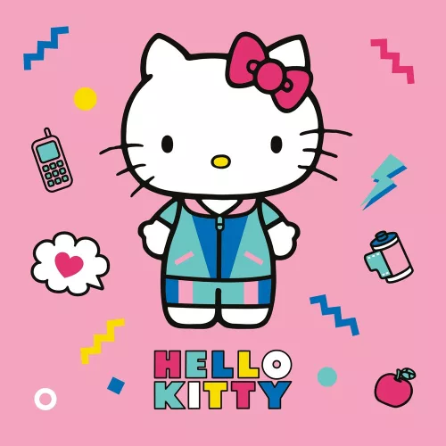 Falinaptár képes lemeznaptár 300x300mm, Hello Kitty Realsystem 2027.
