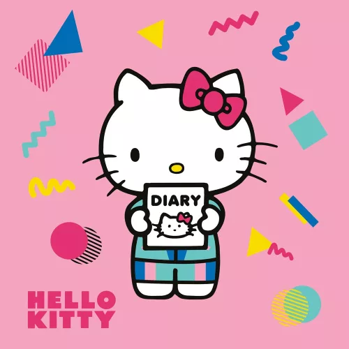 Falinaptár képes lemeznaptár 300x300mm, Hello Kitty Realsystem 2027.