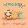 Falinaptár képes lemeznaptár 300x300mm, Lazy Sloths Realsystem 2027.
