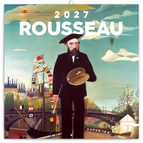   Falinaptár képes lemeznaptár 300x300mm, Henri Rousseau Realsystem 2027.