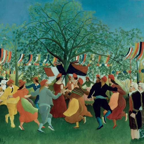 Falinaptár képes lemeznaptár 300x300mm, Henri Rousseau Realsystem 2027.