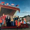 Falinaptár képes lemeznaptár 300x300mm, Henri Rousseau Realsystem 2027.
