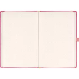   Klasszikus notesz Vivella borítással Pink, pontozott, 13x21cm, Presco