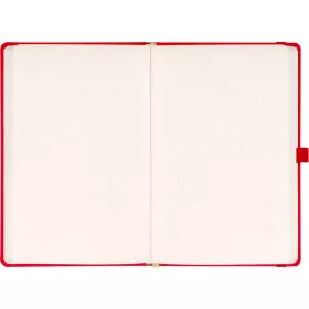   Klasszikus notesz Taggia borítással Red, pontozott, 13x21cm, Presco