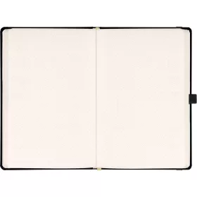   Klasszikus notesz Taggia borítással Black, pontozott, 13x21cm, Presco