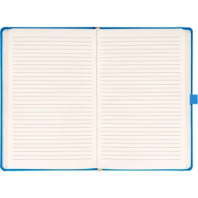   Klasszikus notesz Taggia borítással Blue, vonalas, 13x21cm, Presco