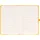 Klasszikus notesz Vivella borítással Yellow, vonalas, 13x21cm, Presco