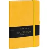 Klasszikus notesz Vivella borítással Yellow, pontozott, 13x21cm, Presco