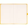 Klasszikus notesz Vivella borítással Yellow, pontozott, 13x21cm, Presco
