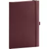 Klasszikus notesz Balacron borítással red, vonalas, 15x21cm, Presco