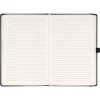 Klasszikus notesz Balacron borítással black, vonalas, 15x21cm, Presco