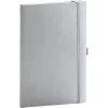 Klasszikus notesz Balacron borítással silver, vonalas, 15x21cm, Presco