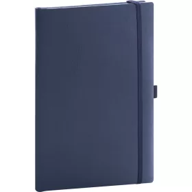   Klasszikus notesz Balacron borítással dark blue, pontozott, 15x21cm, Presco