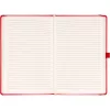 Klasszikus notesz Aprint borítással red, vonalas, 15x21cm, Presco