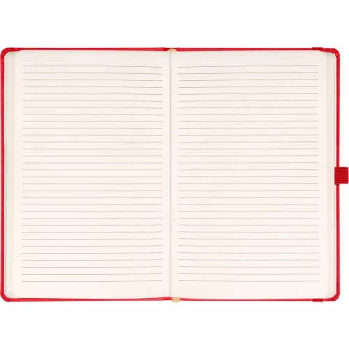 Klasszikus notesz Aprint borítással red, vonalas, 15x21cm, Presco