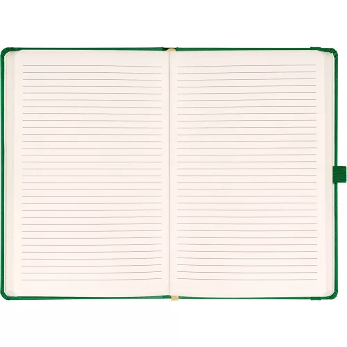 Klasszikus notesz Aprint borítással green, vonalas, 15x21cm, Presco