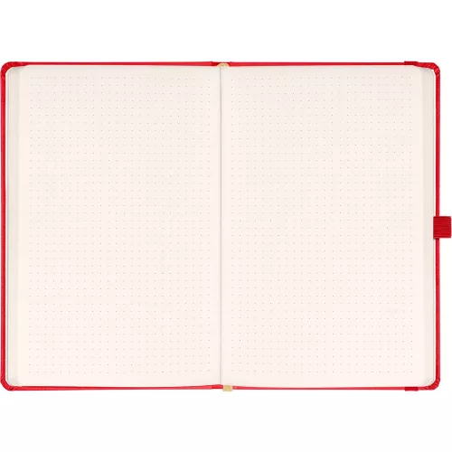 Klasszikus notesz Aprint borítással red, pontozott, 15x21cm, Presco