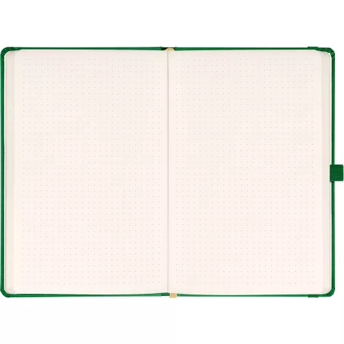 Klasszikus notesz Aprint borítással green, pontozott, 15x21cm, Presco