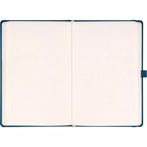 Klasszikus notesz Aprint borítással Neo blue, pontozott, 15x21cm, Presco