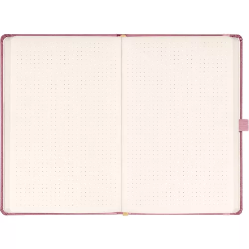 Klasszikus notesz Aprint borítással Neo pink, pontozott, 15x21cm, Presco