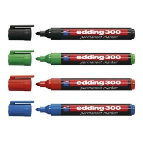 Alkoholos marker 1,5-3mm, kerek Edding 300, 4 klf.szín